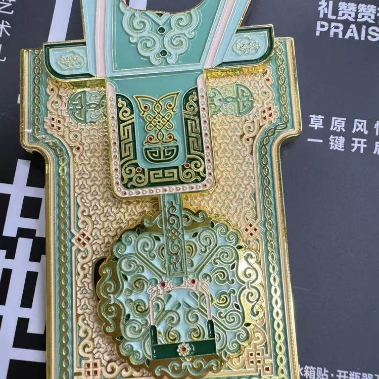 蒙古元素马鞍造型冰箱贴带背面磁吸吸附性强民族风内蒙古冰箱贴