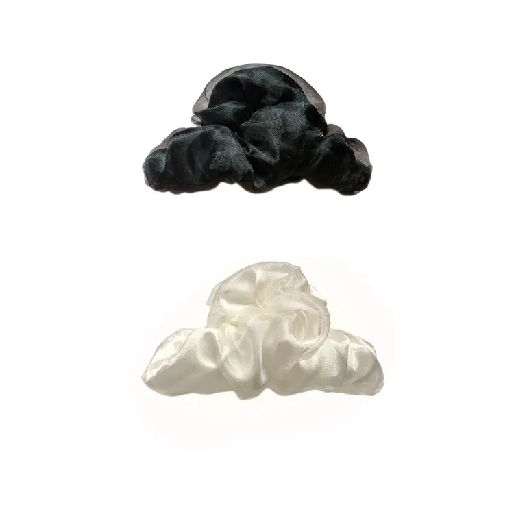 【双色流光】轻奢闪光褶皱小抓夹气质网红发夹女时尚百搭发卡发饰