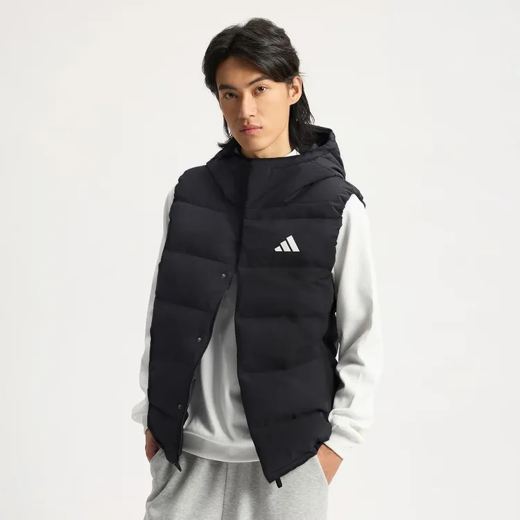 【滔搏联动】adidas阿迪达斯男子HELIONIC VEST休闲羽绒背心KH3995