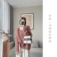 DA·Tender【山野柔风慵懒毛衣】气质时尚百搭韩系宽松松弛感