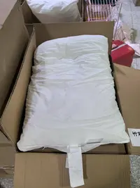 《厚广家》3楼45×66白色表面全棉枕套枕芯两件套90%羽毛 发1个2.1斤
