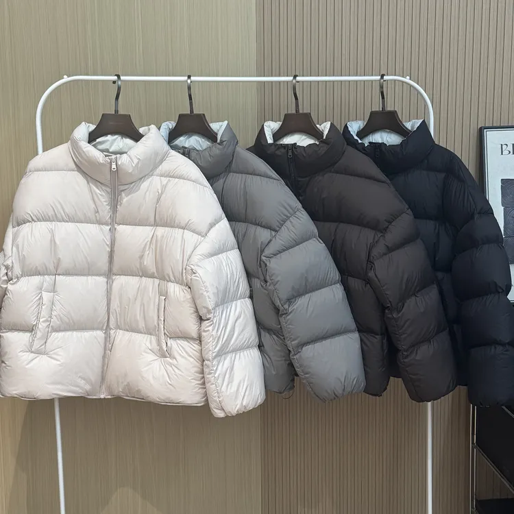 美亚恩NANA【零压羽绒服】冬季90白鸭绒极简短款羽绒服外套C0564