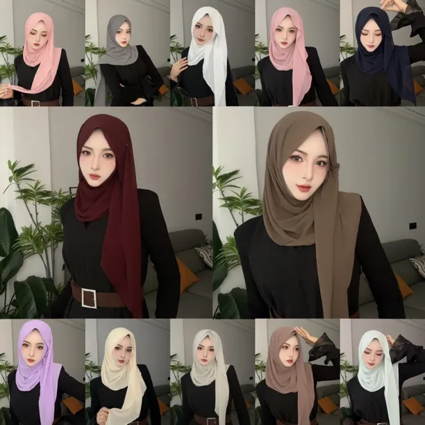 努尔沐心（精品光板绕巾）