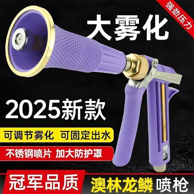 新款澳林喷枪雾化好榴莲款带工具包＋1.2＋1.0喷片榴莲款