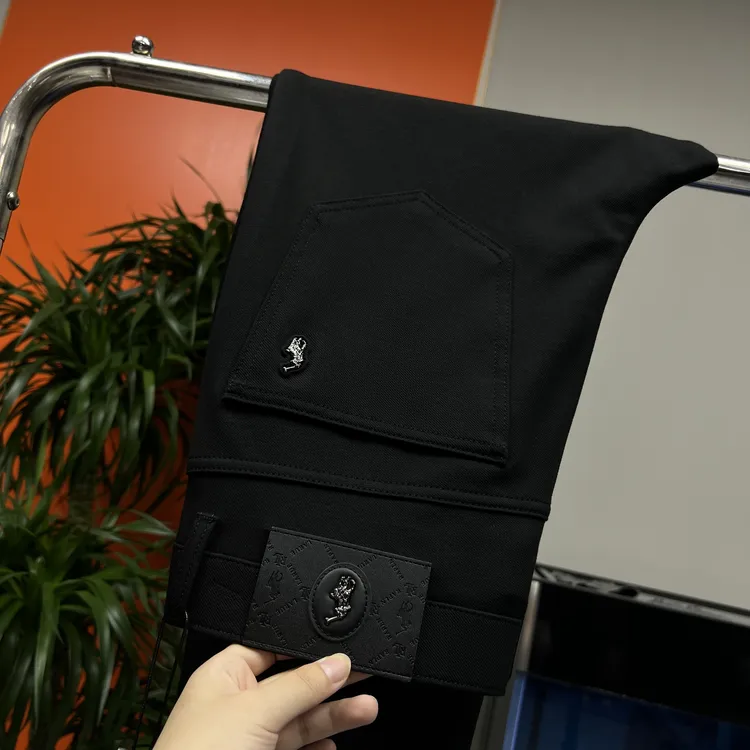 2025-6613商务休闲长裤微弹力直筒裤休闲西裤潮流修身直筒经典