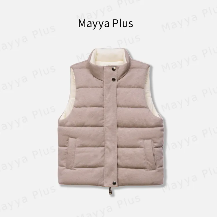 【温暖马甲】Mayya Plus麦芽定制流光风无袖百搭马夹女外套32537170