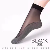 黛凡妮天鹅绒按摩底短丝袜ZWB43003