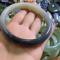岫玉未镶嵌手镯69口径