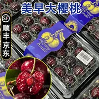 明日达【基地直采】大连美早大樱桃当季新鲜水果200g/盒2盒装3J-4J30-34mm美早