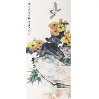 LOT.008田世光【花鸟】纸本立轴B0502-503预展