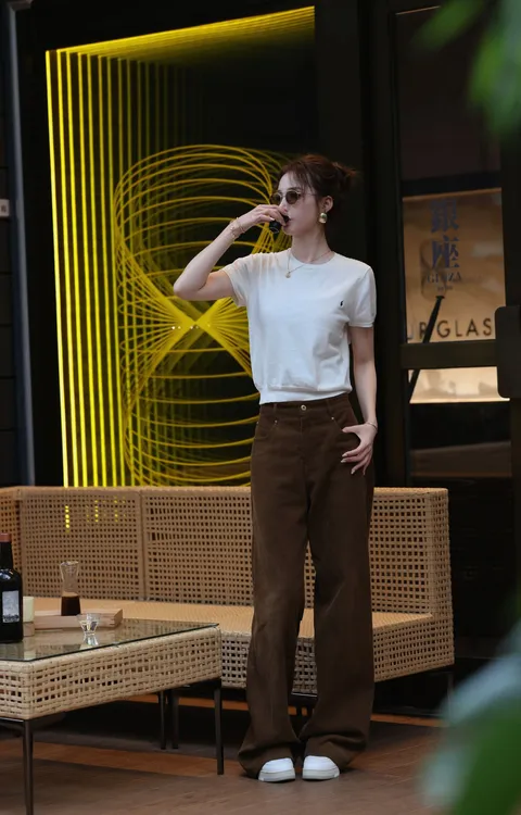 WBHFOR灯芯绒老钱直筒裤