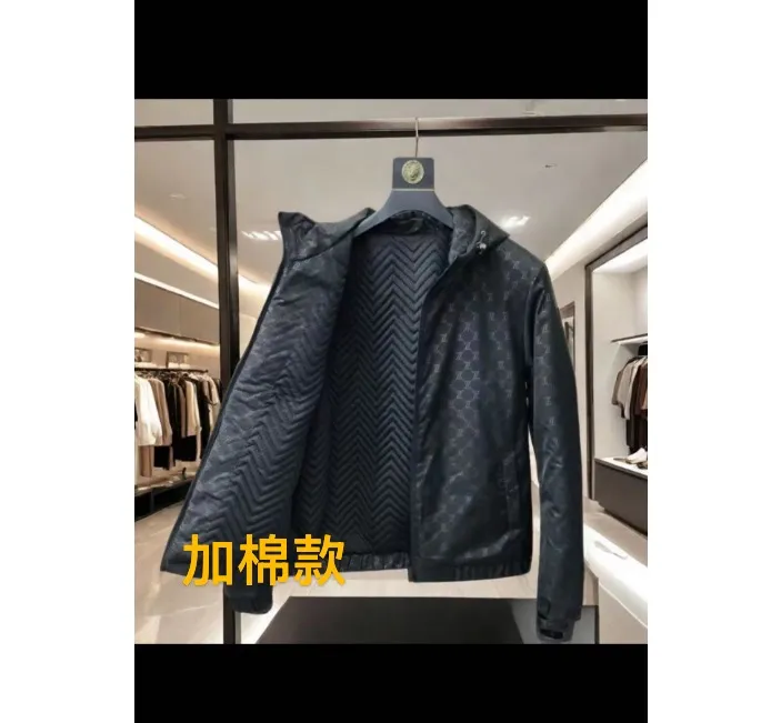 【大咖汇】2025 秋季新款男款时尚ZZ保暖修身轻薄休闲男装夹克外套