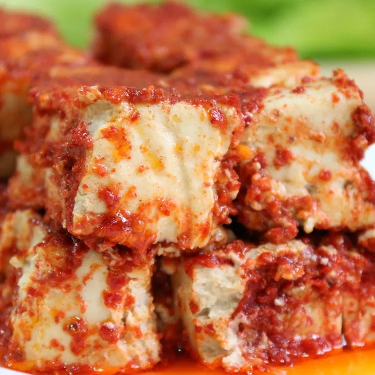 正宗经典湖北红安永河霉豆腐下饭臭豆腐自然发酵饭店香辣吃的食品