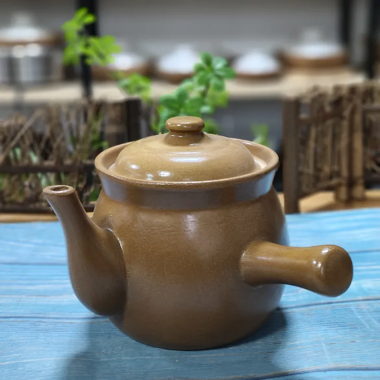 平定熬中药无釉药壶煎锅煎药药罐明火中药煎锅家用熬药砂锅药锅