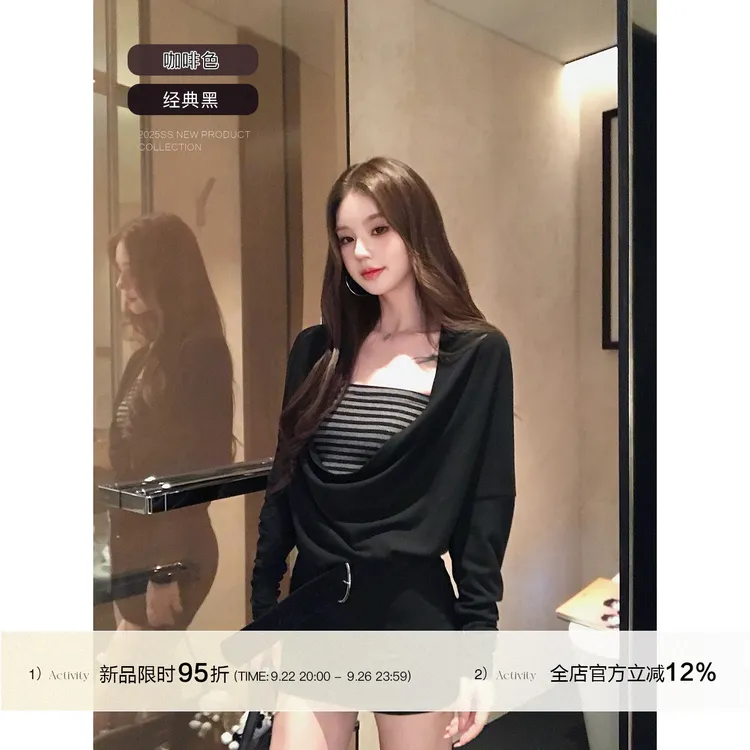 【QIUROUYAO邱肉瑶】而你是浪漫本身｜温柔美式荡领连衣裙