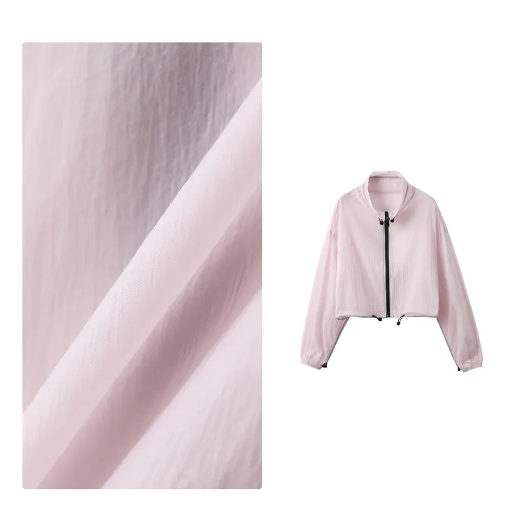 门店32&9！宣纸防晒衣」自留私服天天穿夏日纸皱感轻量外套 D40145