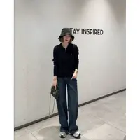 玳妮【翻领麻花】秋季新款双拉链翻领麻花织法长袖毛衣外套气质百搭