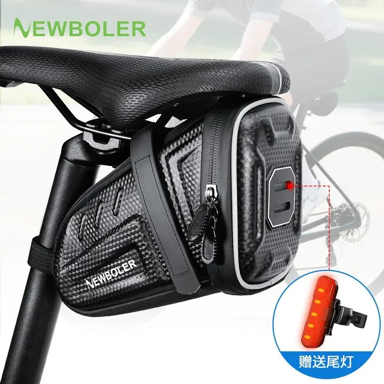 公路自行车尾包尾灯防水便携鞍座包山地车折叠车座管收纳骑行尾包