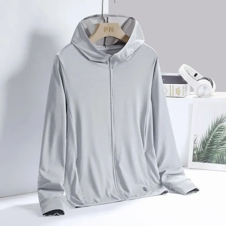 夏季冰感防晒衣防紫外线户外防强光伤长袖透气服凉感男女款