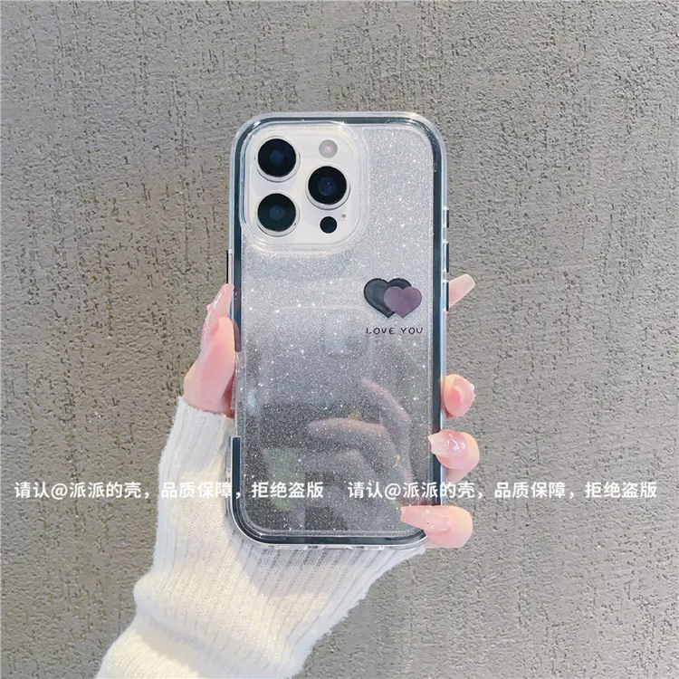 三合一炫彩适用苹果16/iPhone/华为荣耀/OPPO/vivo/小米手机壳潮
