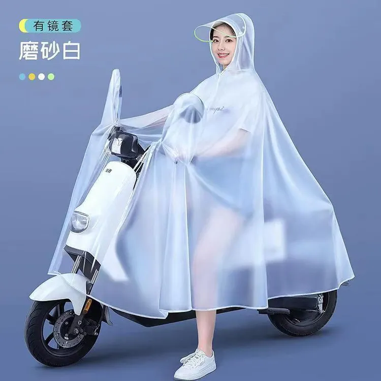 单人加大超厚骑行专用电动雨衣全身防雨衣电动车防暴雨加大加厚