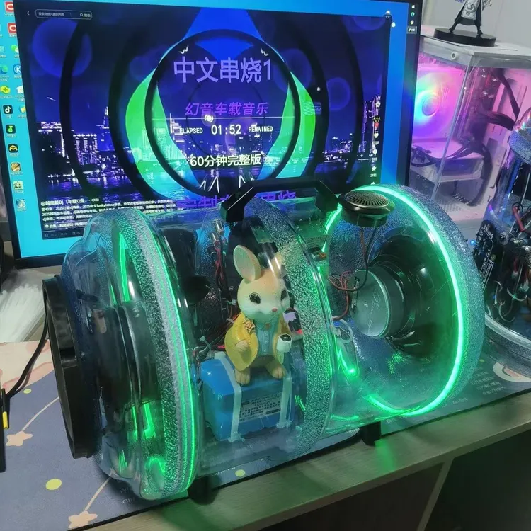 低音炮户外便携音箱 无线音箱创意水桶音响自带蓝牙 DIY自制成品