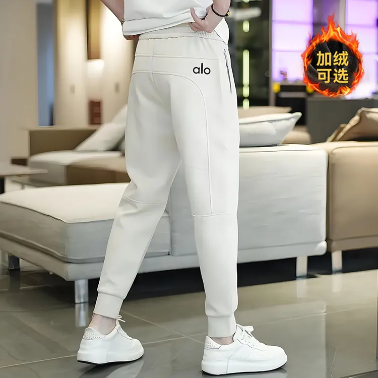【高品质】2025秋冬新款男士休闲裤潮流时尚运动修身束脚卫裤子7-06