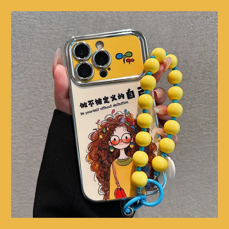 适用于苹果16华为/OPPO/vivo不被定义的自己手机壳简约流行女孩