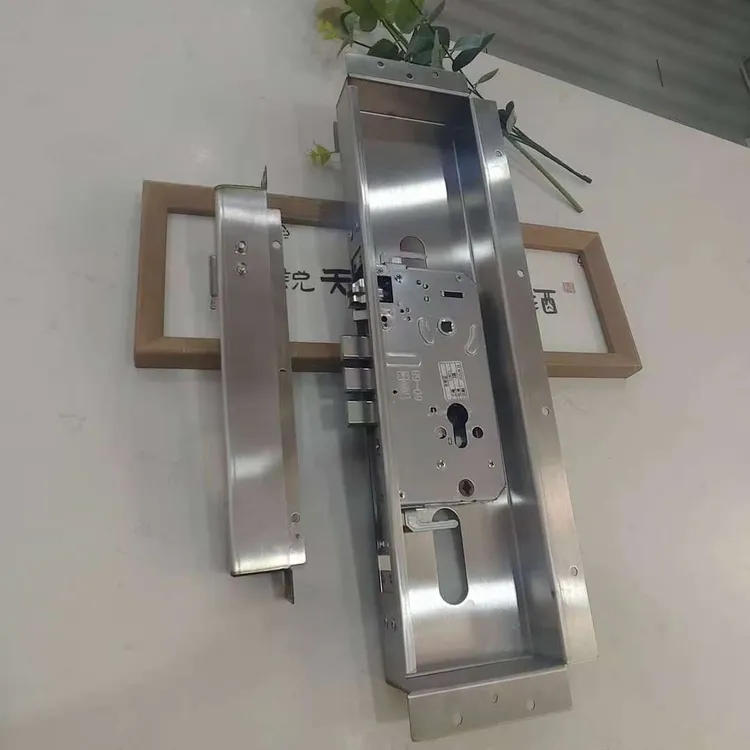 农村大铁门改装锁盒农村薄铁门改装锁盒加厚不锈钢材质改装锁盒