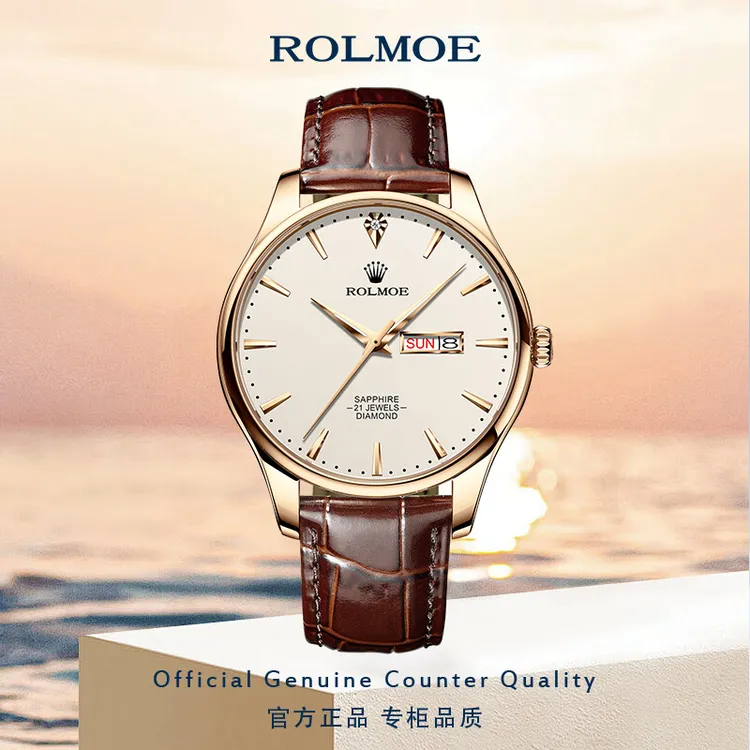 劳力  士瑞士正品男士全自动机械表商务日历夜光防水LOEGSINS腕表商品图