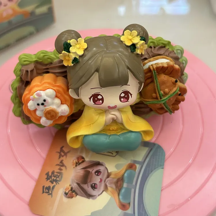 《琦玮原创手作》孤品-豆蔻少女-正品盲盒国风手机背夹