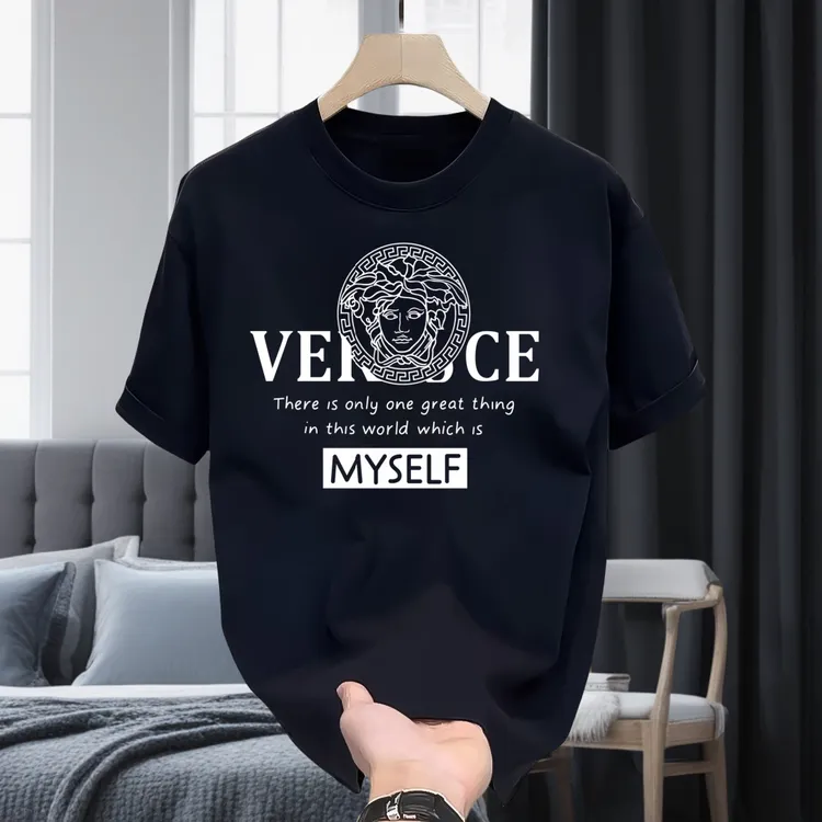 男士休闲圆领潮流印花短袖T恤春夏季必备纯棉半袖