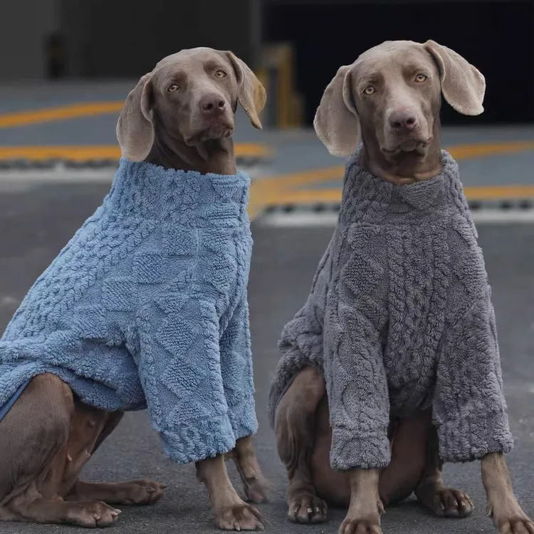 狗狗衣服大型犬拉布拉多金毛萨摩衣服双面加厚冬装狗狗护肚子睡衣