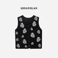 GINAYOLAN/瑾颜 | 春夏新品手工绣花时尚显瘦马甲