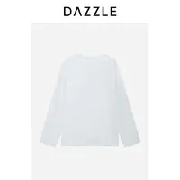 DAZZLE地素长袖T恤白色长袖T恤2I1B5031B