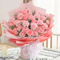 母亲节康乃馨百合花束鲜花送妈妈婆婆长辈节日生日礼物同城配送