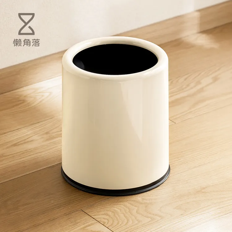 懒角落垃圾桶家用大容量厨房客厅轻奢卧室高颜值大号放纸桶纸篓