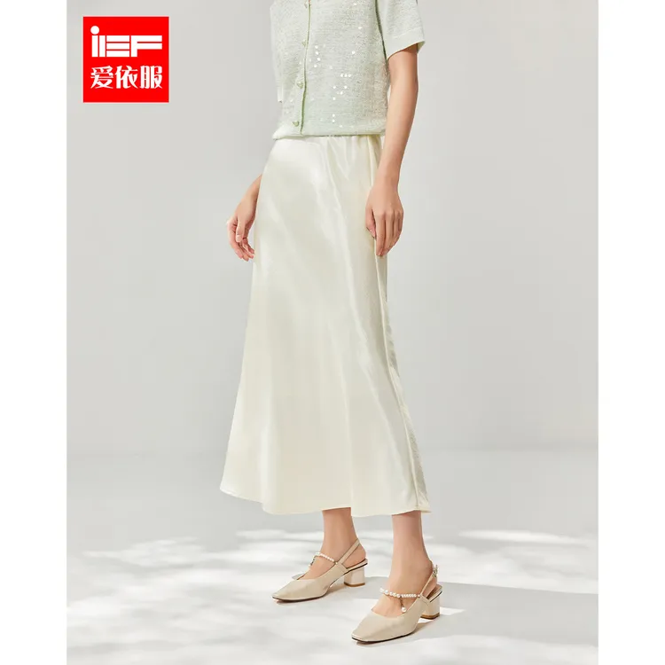 IEF/爱依服半身裙2025春夏新开南法式成熟优雅风气质感百搭单裙