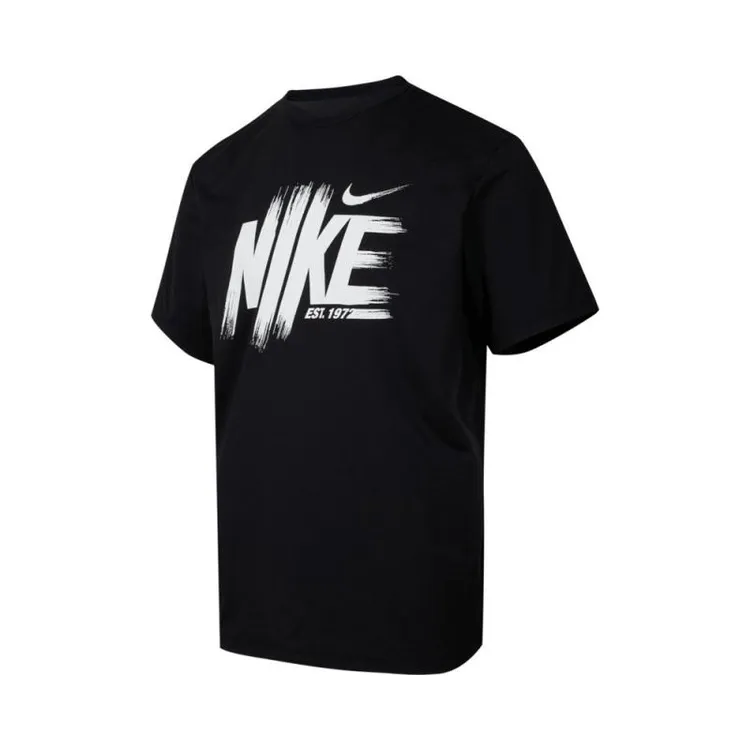 NIKE耐克男子流光风针织无领短T恤HV0382-010