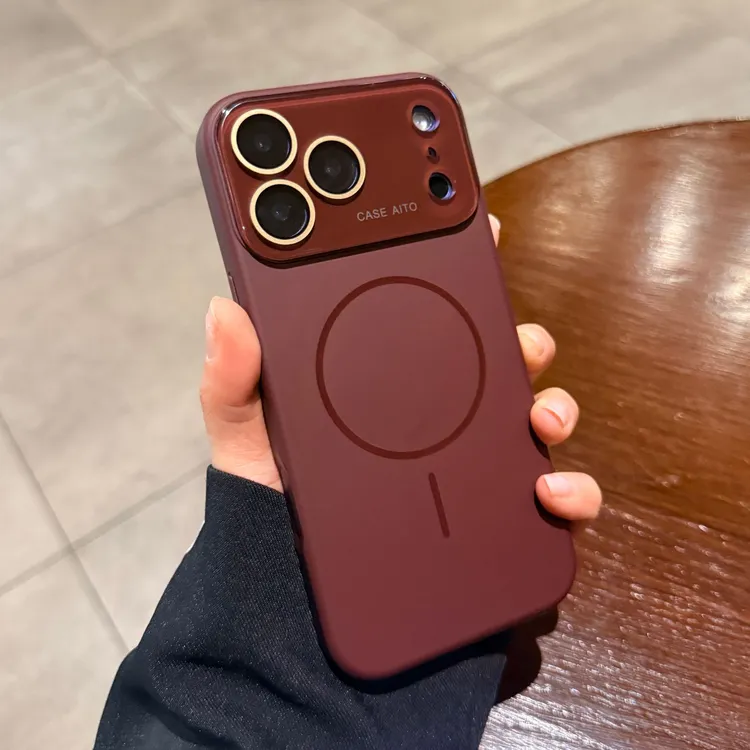 秒变17大视窗磁吸适用于苹果17promax手机壳液态硅胶高级感男女款