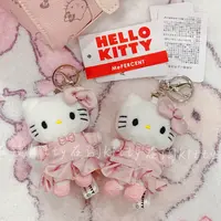 me系列鼻嘎女演员kitty可爱毛绒包包挂件包包配饰