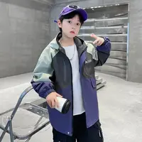 儿童童装秋装外套春秋儿童2025新款帅气洋气中大童男孩风衣长袖潮