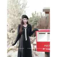 【牧野胶片】温与柔少女风气质时髦洋气显瘦连衣裙