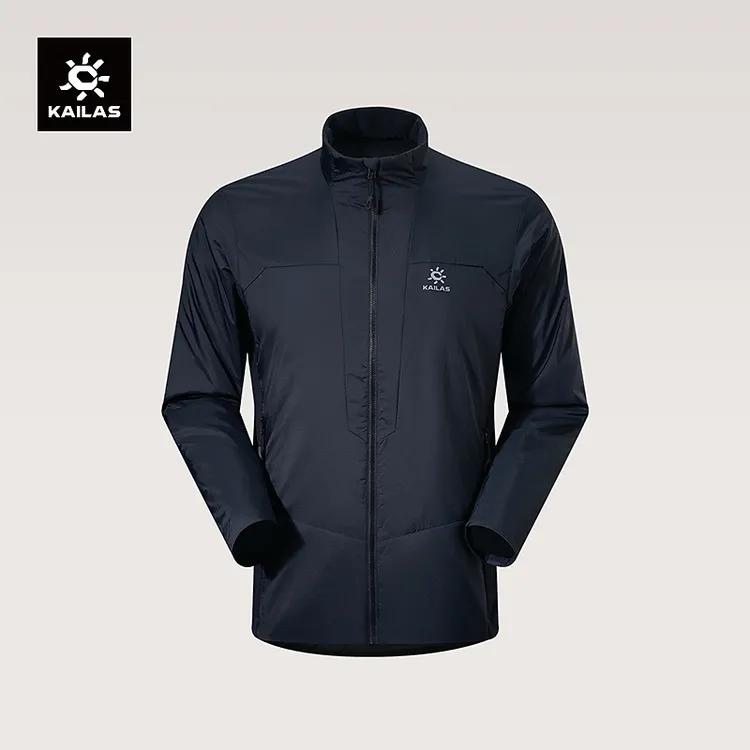 KAILAS凯乐石男款立领AT60运动保暖棉服轻量透气防风户外徒步棉衣