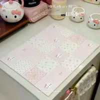 「Hello Kitty粉嫩拼贴风餐垫 少女心ins风餐桌装饰垫防水防油餐垫