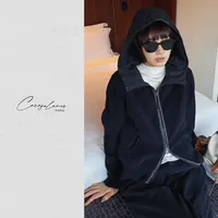 韩彬彬"慵懒套"懒人高阶穿搭显高显瘦休闲保暖两件套2747-4