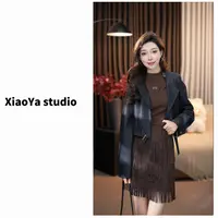 【卿卿定制】秋季显瘦韩版宽松型翻领短款修身皮衣BN25576