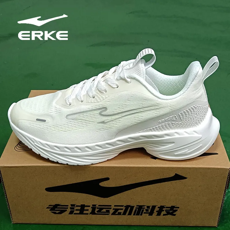 鸿星尔克运动鞋男款跑鞋春秋软底透气网面冬季男鞋轻便缓震跑步鞋