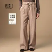 *TeenieWeenie小熊女装休闲裤25舒适气质高腰抽绳长裤TTTC254TW1D