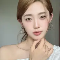 oushipei/欧诗佩 铜合金耳饰 气质简约大圈圈耳环菱形面金属耳圈
